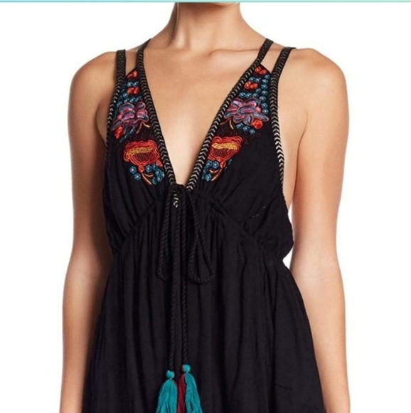 NWOT Free People Lovers Cove Embellished Dress - Picture 4 of 9